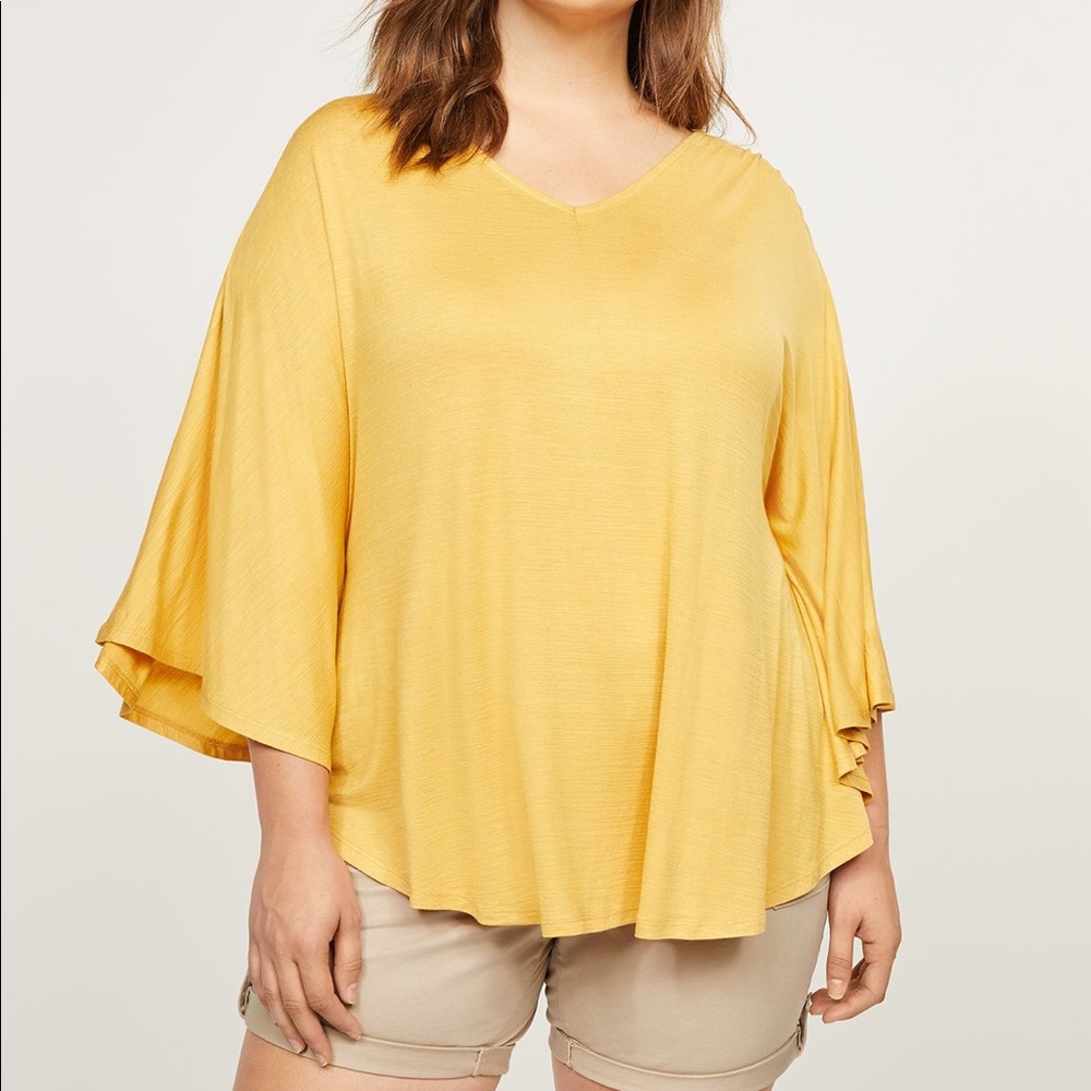 NWT lane Bryant lightweight poncho top - Picture 1 of 3